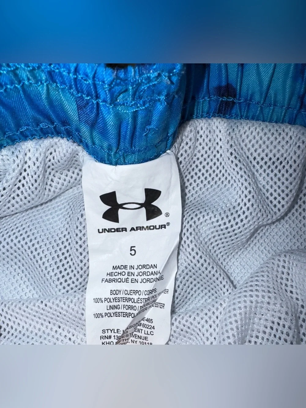 Under Armour Boys' Blue Swim Shorts Shorts